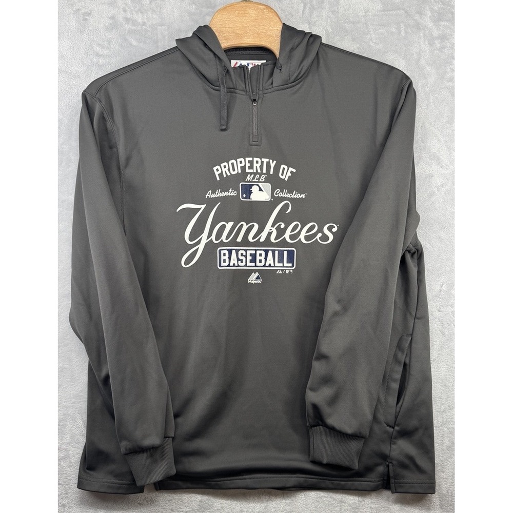 Majestic New York Yankees Authentic Collection Sweatshirt Hoodie Men's Size XL